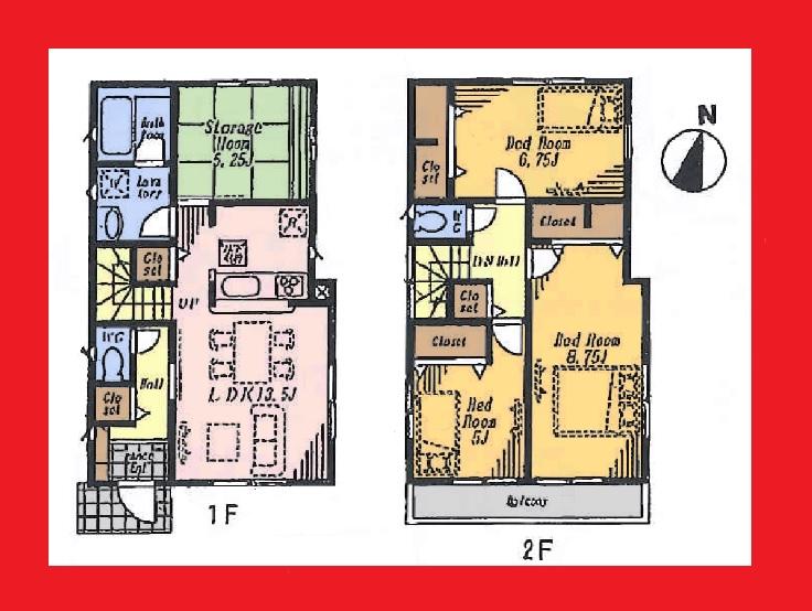Floor plan. (11 Building), Price 36,800,000 yen, 4LDK, Land area 101.9 sq m , Building area 93.14 sq m