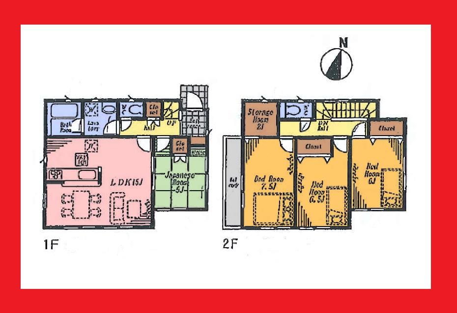 Floor plan. (16 Building), Price 40,800,000 yen, 4LDK+S, Land area 100.1 sq m , Building area 94.56 sq m