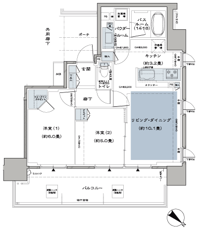 Floor: 2LD ・ K + WIC (walk-in closet), the occupied area: 54.56 sq m, Price: 31,600,000 yen, now on sale
