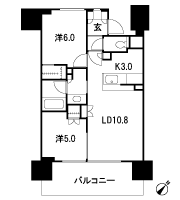 Floor: 2LD ・ K + WIC (walk-in closet), the occupied area: 54.24 sq m, Price: 33,400,000 yen, now on sale