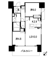 Floor: 2LD ・ K, the occupied area: 54.67 sq m, Price: 34,200,000 yen, now on sale