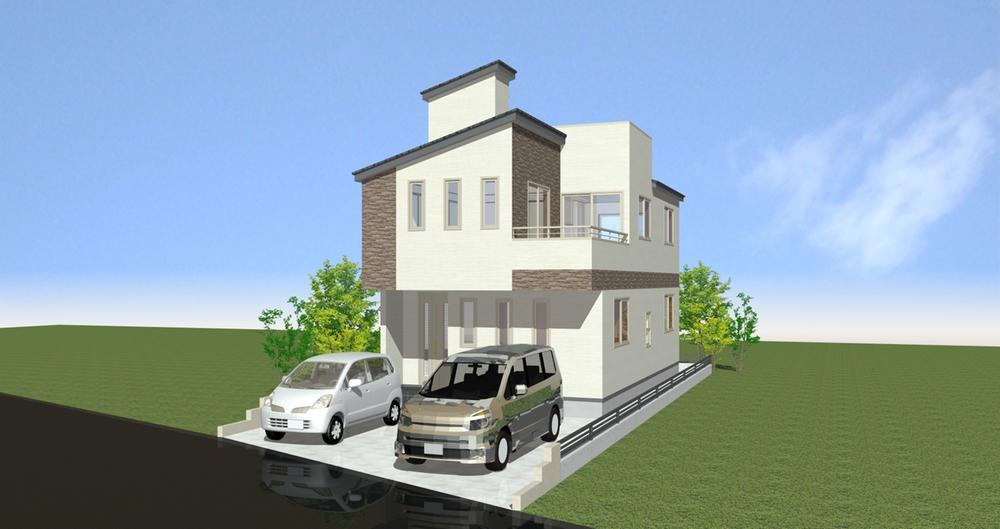 Building plan example (Perth ・ appearance). Building plan example (C Building) building price 13 million yen, Land area 108.60 sq m , Building area 106.92 sq m