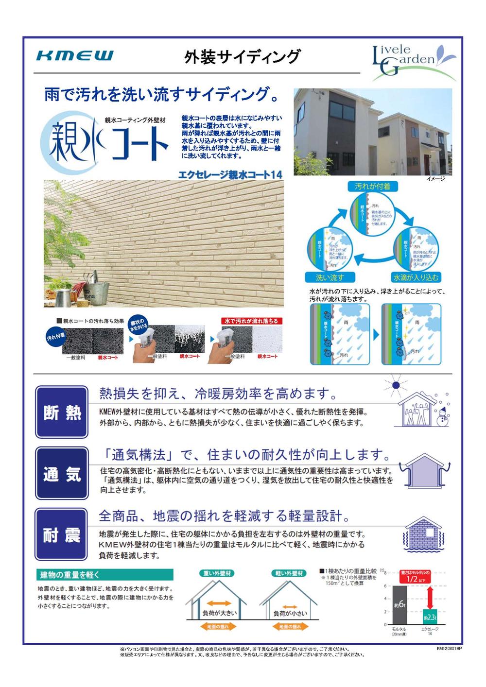 Same specifications photos (appearance).  ◆ Outer wall specification