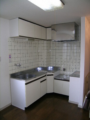 Kitchen. Gas stove is installed Allowed! 