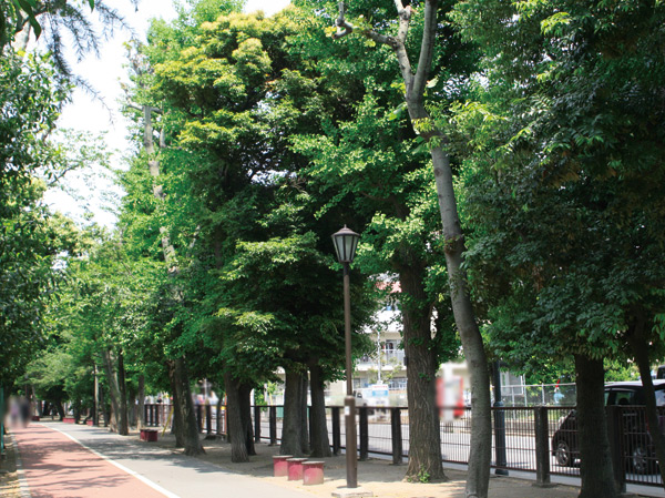 Surrounding environment. Aoki-cho park (about 470m / 6-minute walk)