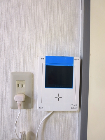 Security. Monitor with intercom