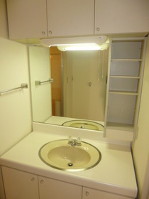 Washroom. It is the washstand that spacious