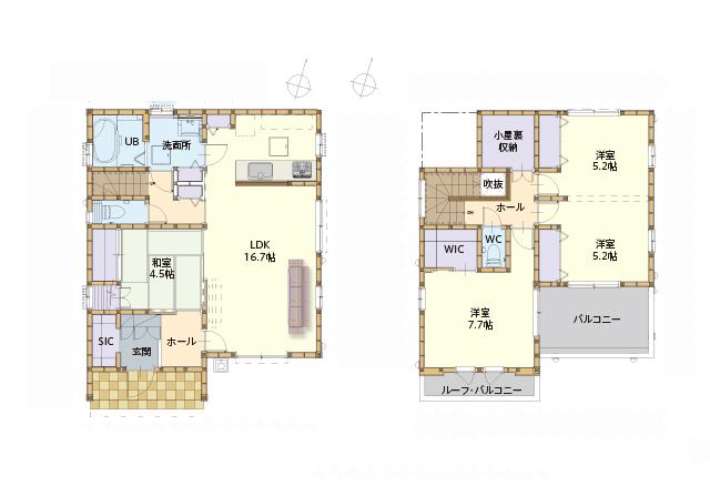 Floor plan. 39,500,000 yen, 4LDK, Land area 216.49 sq m , Building area 100.19 sq m