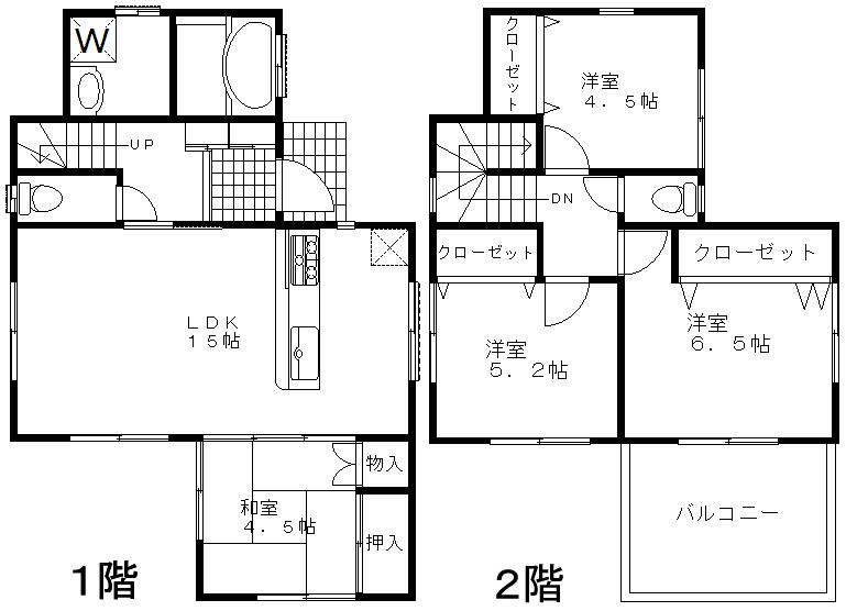 Other building plan example. Building plan example (No. 2 place on the ground floor) Building Price     16.8 million yen, Building area 90 sq m