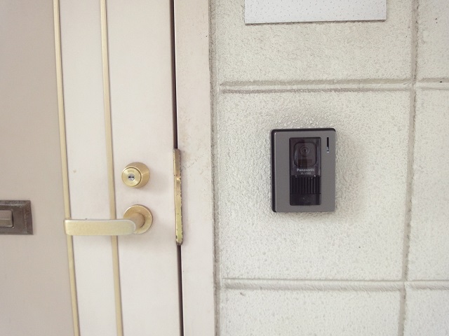 Security. With a TV monitor Intercom