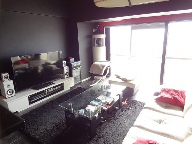 Living. Facing south in a bright LDK about 19.1 Pledge