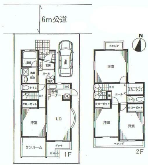 Floor plan. 23.8 million yen, 4DK, Land area 100 sq m , Building area 91.49 sq m floor plan