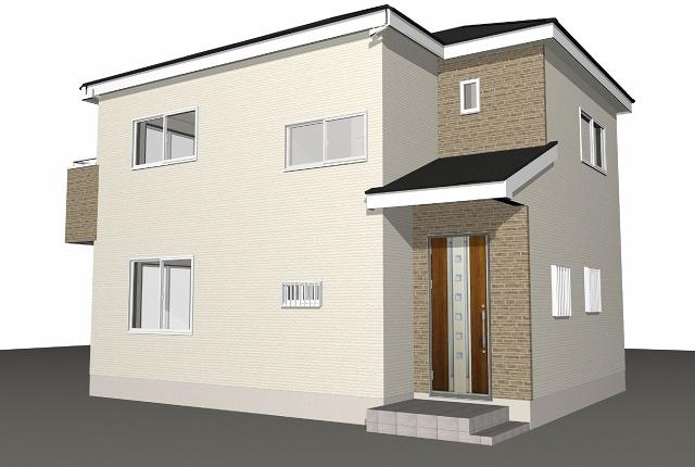 Rendering (appearance). (Building 2) Rendering ※ Rendering is actually a somewhat different in those that caused draw based on the drawings.