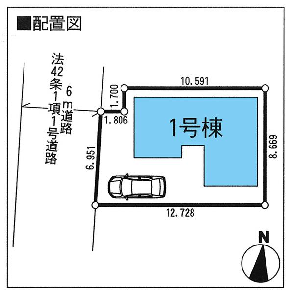 Compartment figure. 25,800,000 yen, 4LDK + S (storeroom), Land area 105.45 sq m , Building area 91.53 sq m