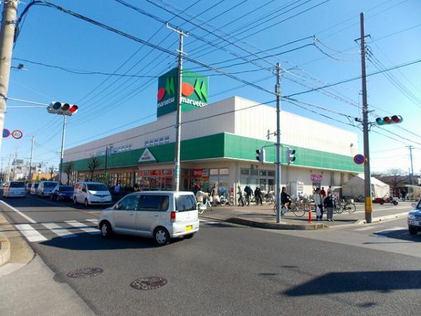 Supermarket. Super up to 770m Maruetsu Soka Inari shop Road across at Sand rack