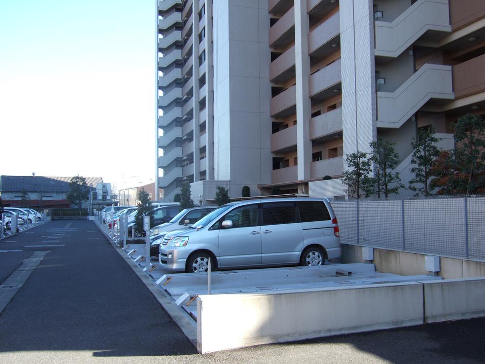 Parking lot. Common areas