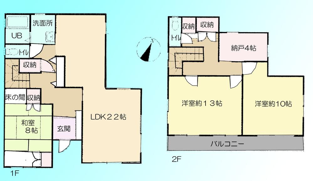 Floor plan. 37,900,000 yen, 3LDK + S (storeroom), Land area 214.01 sq m , Building area 146.9 sq m
