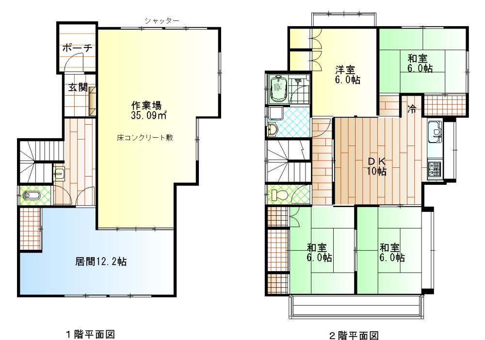 Floor plan. 18,800,000 yen, 5DK, Land area 129.45 sq m , Building area 144.59 sq m