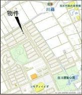Local guide map. It is a quiet residential area