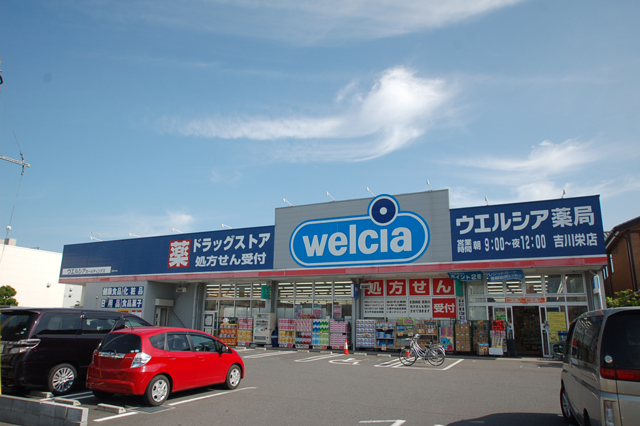 Dorakkusutoa. Uerushia pharmacy Yoshikawa Sakae 1222m until (drugstore)