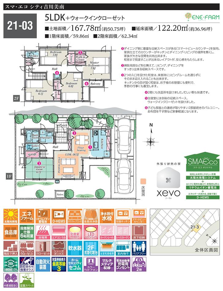 Floor plan.  [21-3 No. land]  [Plan view] So we have drawn on the basis of the drawings, Plan and the outer structure ・ Planting, etc., It may actually differ slightly from.  Air conditioning ・ Furniture other than the curtain ・ Consumer electronics ・ car ・ bicycle ・ Fixtures, etc. are not included in the price. 
