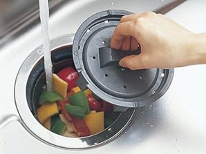 Kitchen.  [Max disposer system] Employs a unique rotating blades crushing method. Also, You clean maintained because remove washable. Max disposer system to process the garbage clean quiet kitchen. (Same specifications)