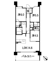 Floor: 3LDK + 2WIC, occupied area: 71.31 sq m