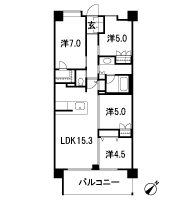 Floor: 4LDK + WIC, the occupied area: 79.63 sq m