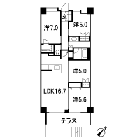 Floor: 4LDK + WIC, the occupied area: 83.75 sq m
