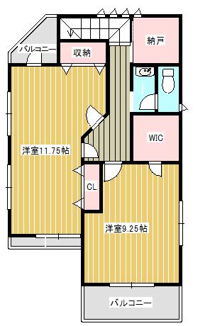 Floor plan. 29,800,000 yen, 3LDK + S (storeroom), Land area 169.76 sq m , Building area 116.75 sq m 2 floor