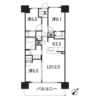 Floor: 3LDK + 2N + 2WIC, occupied area: 70.05 sq m, Price: 29,700,000 yen, now on sale