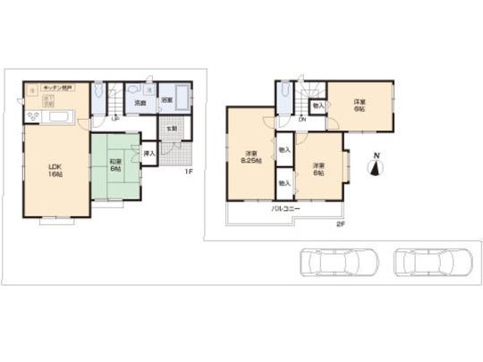 Floor plan. 31,800,000 yen, 4LDK, Land area 191.1 sq m , Building area 98.12 sq m floor plan