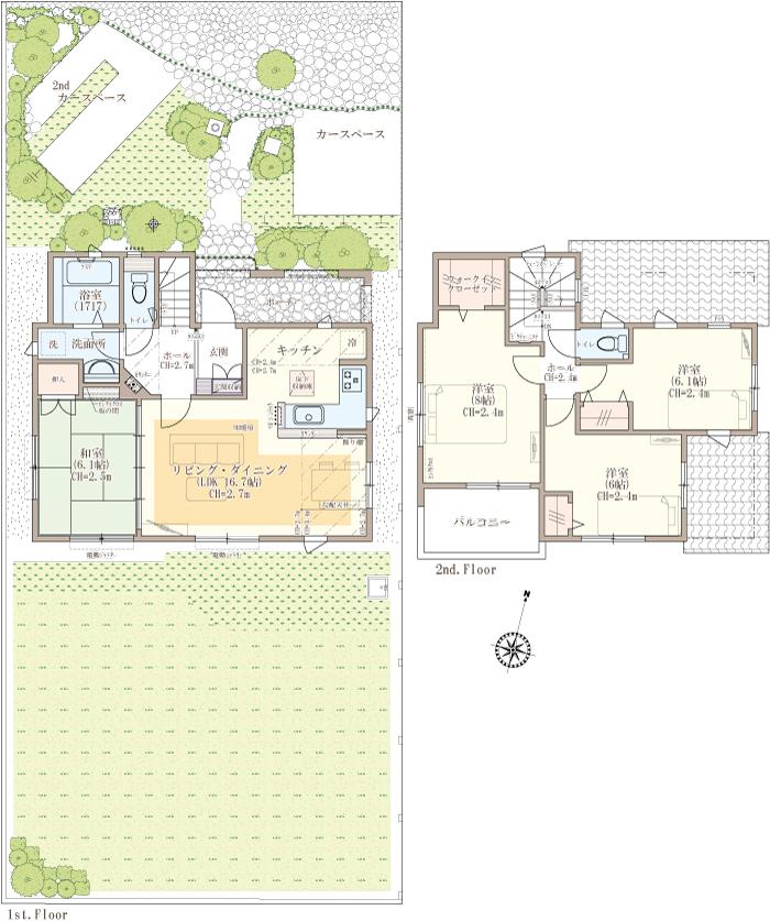 Floor plan. ( [13 Building] ), Price TBD , 4LDK, Land area 240 sq m , Building area 99.22 sq m