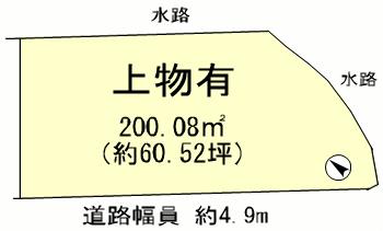 Compartment figure. Land price 7 million yen, Land area 200.08 sq m