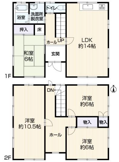 Floor plan. 14 million yen, 4LDK, Land area 150.3 sq m , Building area 116.42 sq m