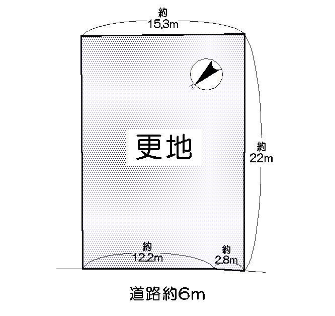 Compartment figure. Land price 4.8 million yen, Land area 336 sq m