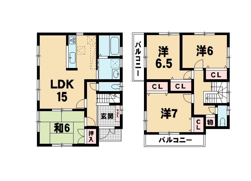 Floor plan. Please visit in conjunction with the left of the video