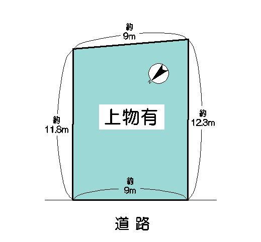 Compartment figure. Land price 6 million yen, Land area 109.56 sq m