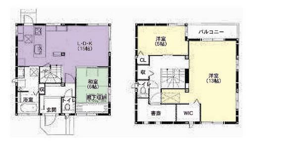 Floor plan. 27,800,000 yen, 3LDK+S, Land area 165.64 sq m , Building area 105.97 sq m