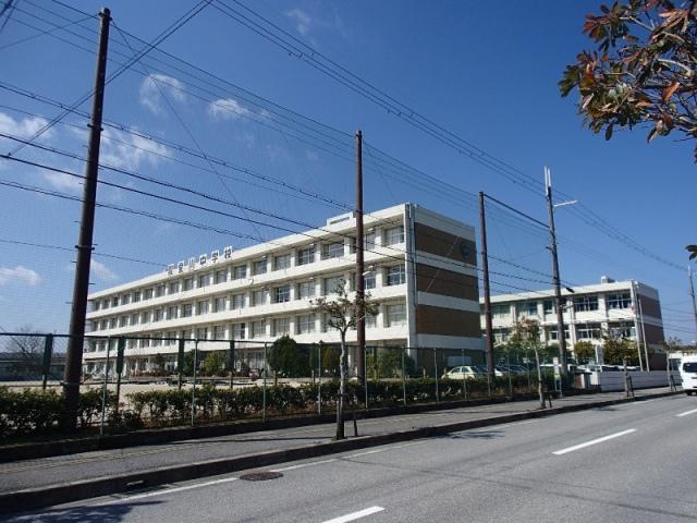 Junior high school. AzumaOmi Municipal Notogawa until junior high school 1950m