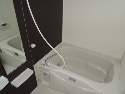 Bath. Add-fired ・ Bathroom drying function with bus. Bus accent panel construction of epidemic
