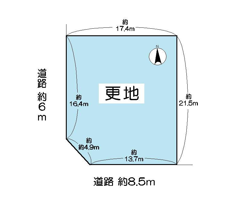 Compartment figure. Land price 8 million yen, Land area 348 sq m