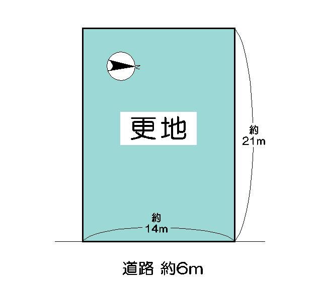 Compartment figure. Land price 8.5 million yen, Land area 296 sq m