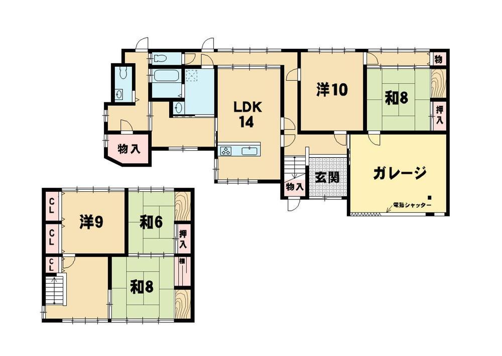 Floor plan. While looking at the left of the video, Please refer to the floor plan