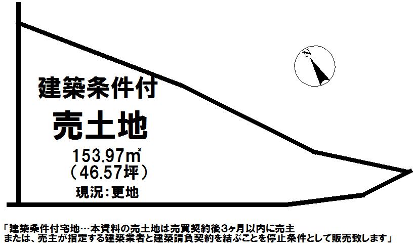 Compartment figure. Land price 10,245,000 yen, Land area 153.97 sq m