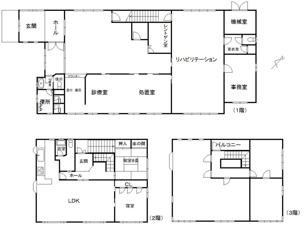 Floor plan. 45 million yen, 2LDK, Land area 965.98 sq m , Building area 526.15 sq m