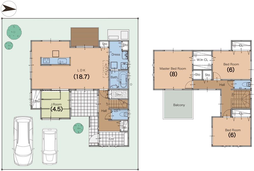 Floor plan. September 14 ~ 16 days Ambient Garden Hikone reopened! Local tours ・ Model house sneak preview held at the same time! By all means, please visitors!