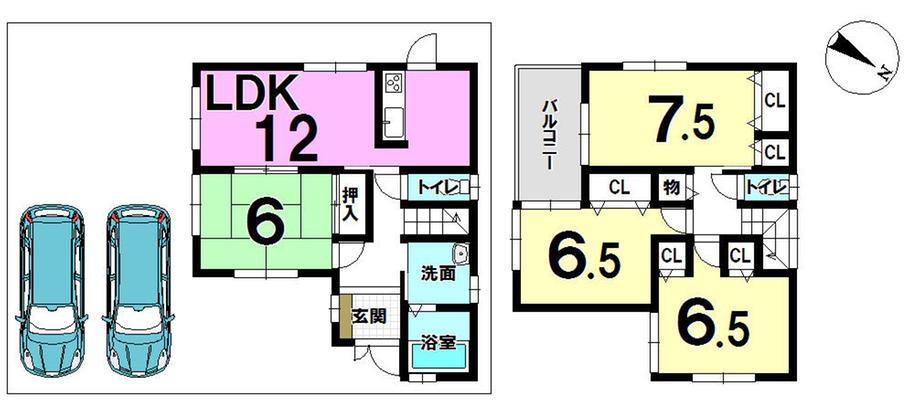 Floor plan. 20.8 million yen, 4LDK, Land area 160.2 sq m , Building area 98.82 sq m site (October 2013) Shooting