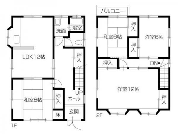 Floor plan. 16.8 million yen, 4LDK, Land area 167.67 sq m , Building area 110.13 sq m