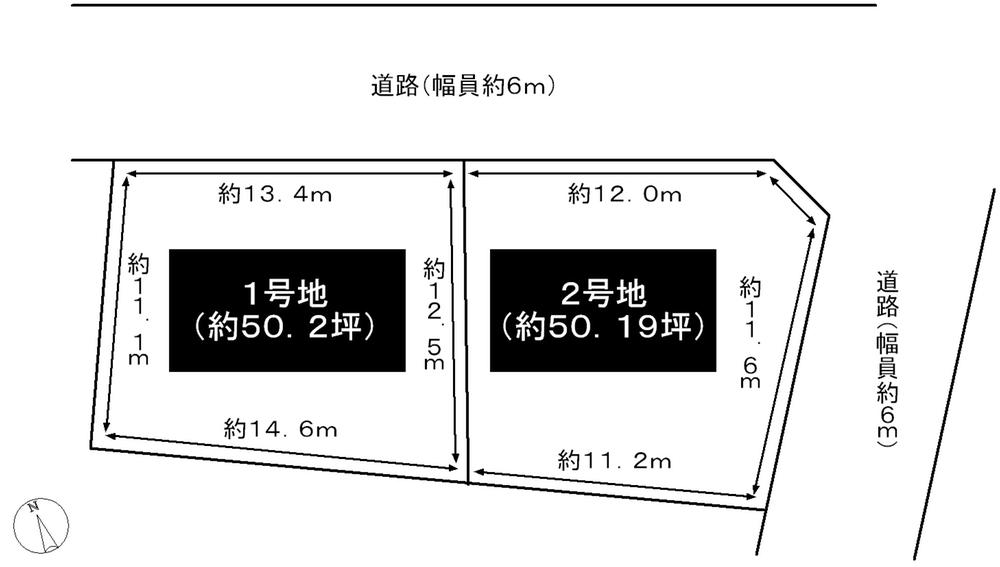 Compartment figure. Land price 12.1 million yen, Land area 165.98 sq m